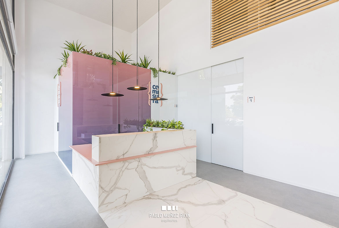 Reforma integral clínica dental Comisura Elda - Pablo Muñoz Payá Arquitectos
