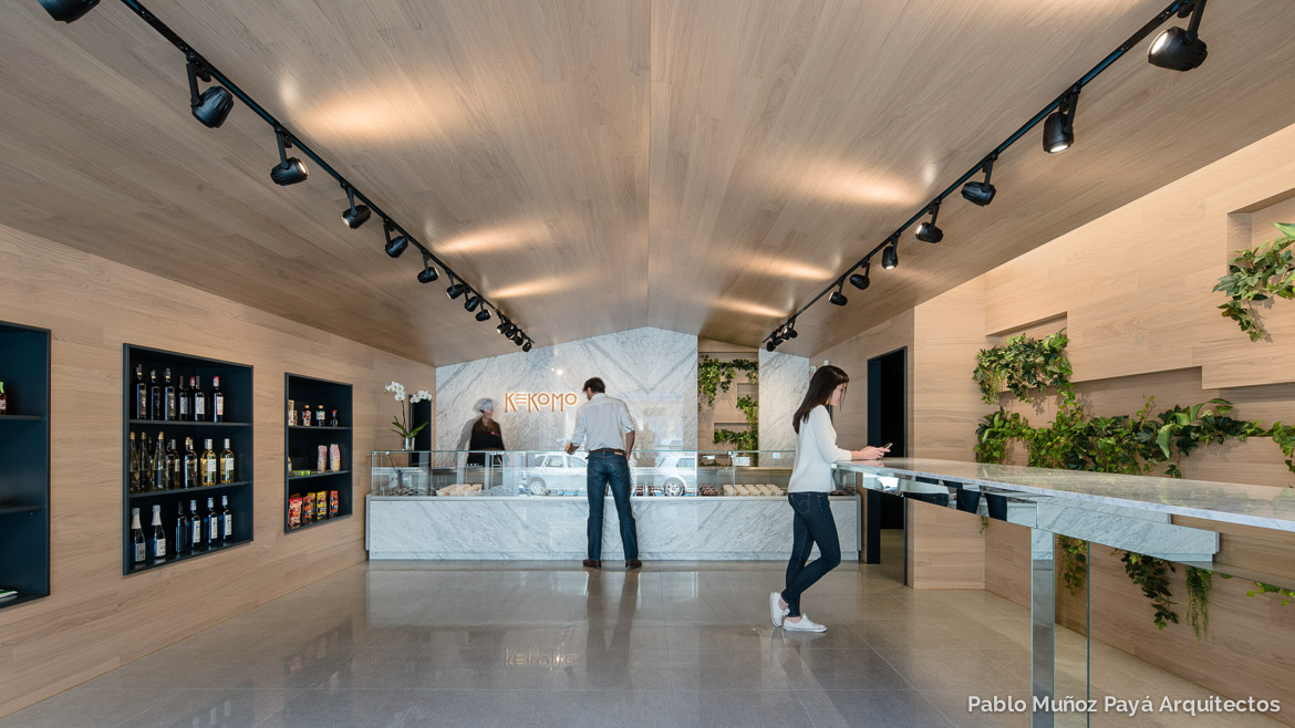 Reforma integral de local comercial de comida preparada Kekomo en Elda - Pablo Muñoz Payá Arquitectos 2