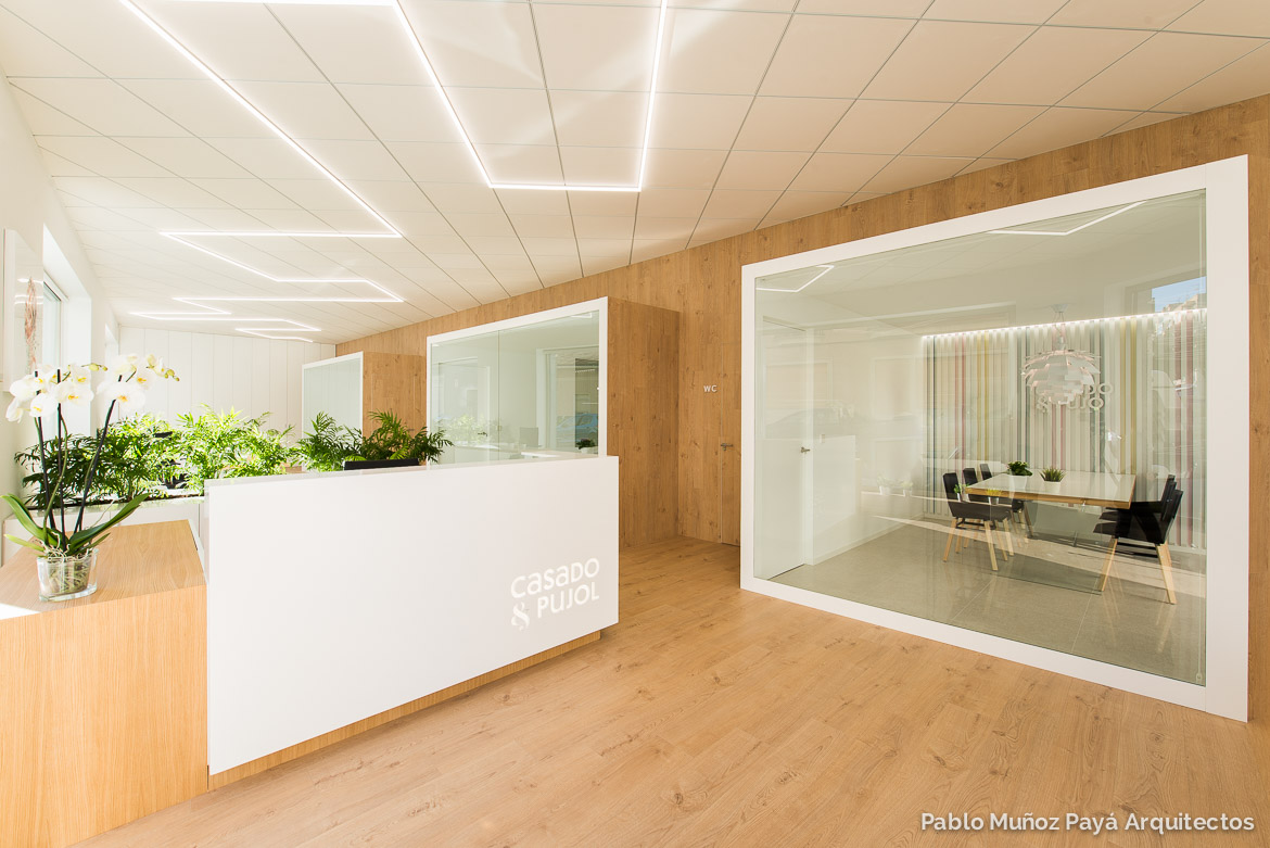 Reforma integral y diseño interior Oficinas Casado y Pujol - Pablo Muñoz Payá Arquitectos
