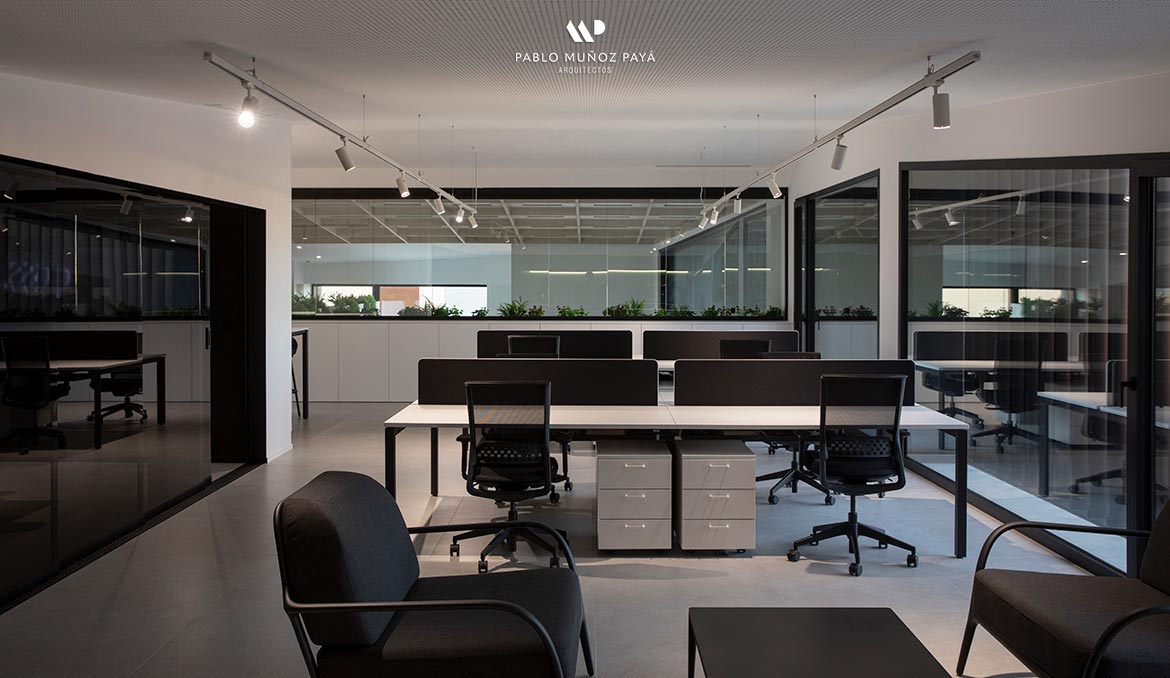Reforma integral y diseño interior Oficinas GLASS by Gaviota - Pablo Muñoz Payá Arquitectos 26