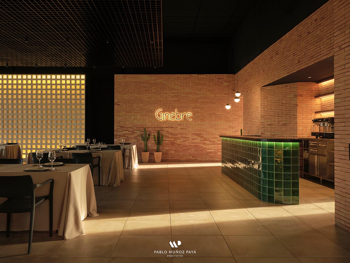 Reforma integral y diseño interior de segundo salón Restaurante Ginebre - Pablo Muñoz Payá Arquitectos